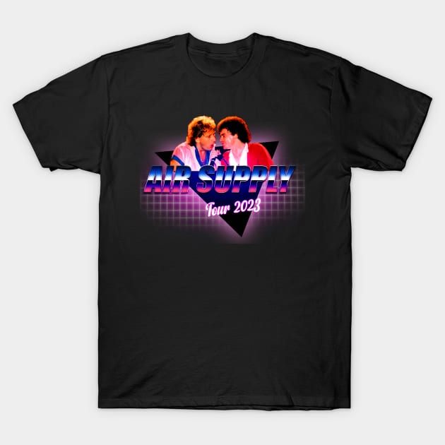 air supply concert tour 2023 T-Shirt by Zac Brown